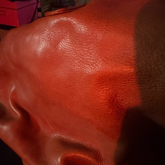 Dooney & Bourke Leather Shoulder Bag - Warm Brown - Picture 3 of 3